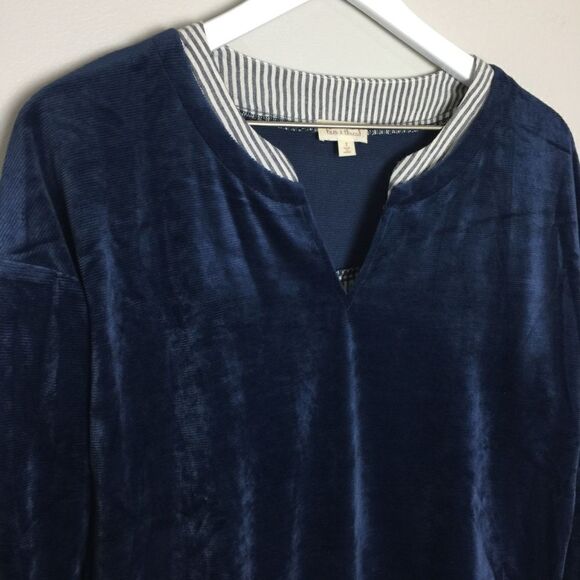 HEM & THREAD Velour Layered Top Small - Picture 3 of 5